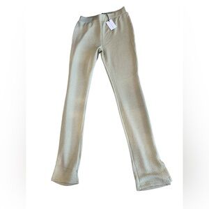 We Wore What Ribbed Flare Pants